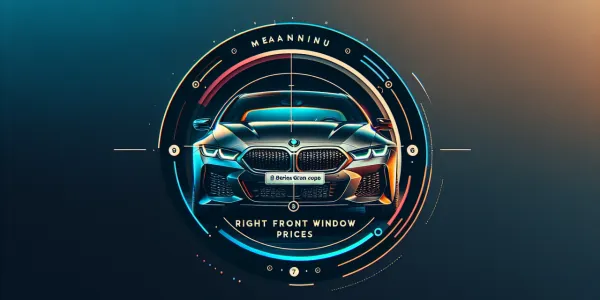 8 Serisi Gran Coupe Sağ Ön Cam Fiyatları