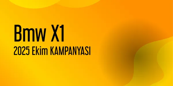 Bmw X1 Ekim 2025 Kampanyası