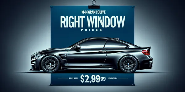 M4 Gran Coupe Sağ Cam Yedek Parça Fiyat Listesi