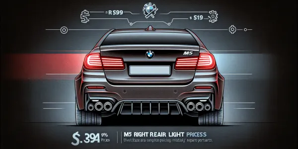 M5 Sağ Arka Far Yedek Parça Fiyat Listesi