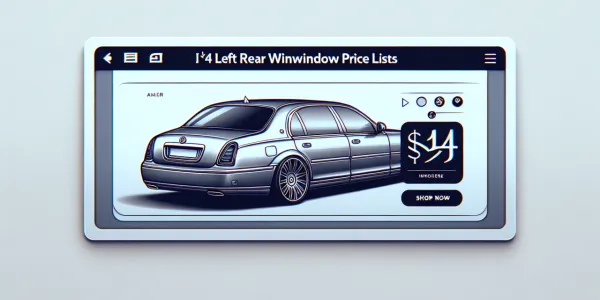 İ4 Sol Arka Cam Fiyat Listeleri