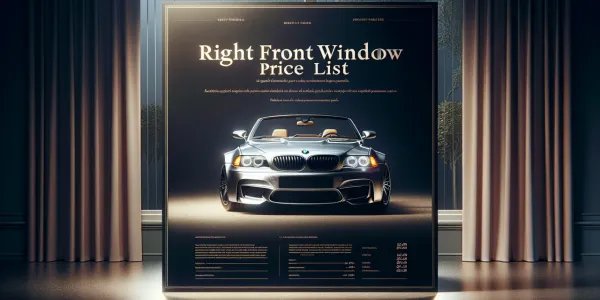 M4 Cabrio Sağ Ön Cam Fiyat Listesi