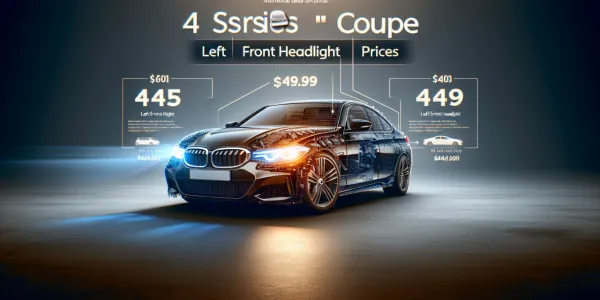 4 Serisi Coupe Sol Ön Far Sanayi Satış Fiyatları