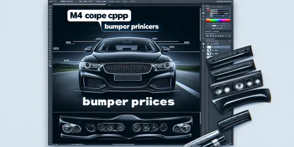 M4 Coupe Tampon Fiyat Listesi