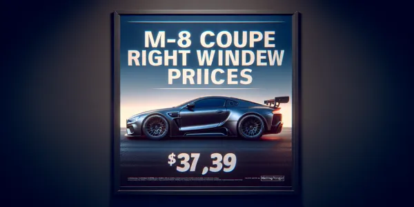 M8 Coupe Sağ Cam Fiyatları