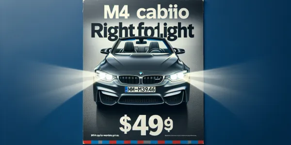 M4 Cabrio Sağ Ön Far Piyasa Fiyatları