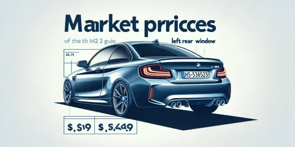 M2 Gran Coupe Sol Arka Cam Piyasa Fiyatları